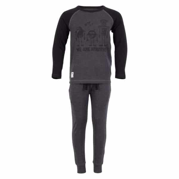 Clarko drenge pyjamas - Mørkegrå - Størrelse 110/116