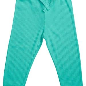 Copenhagen Colors Rib jersey leggings - GRØN - 104