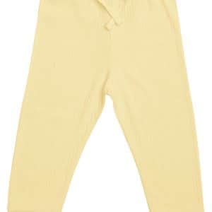 Copenhagen Colors Rib jersey leggings - LYSEGUL - 68