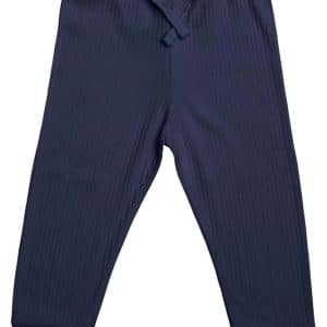 Copenhagen Colors Rib jersey leggings - MØRKEBLÅ - 86