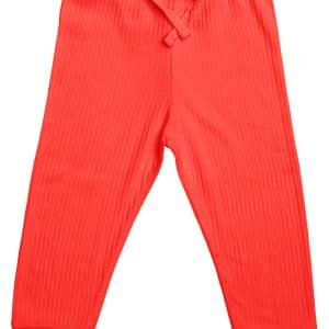 Copenhagen Colors Rib jersey leggings - RØD - 86