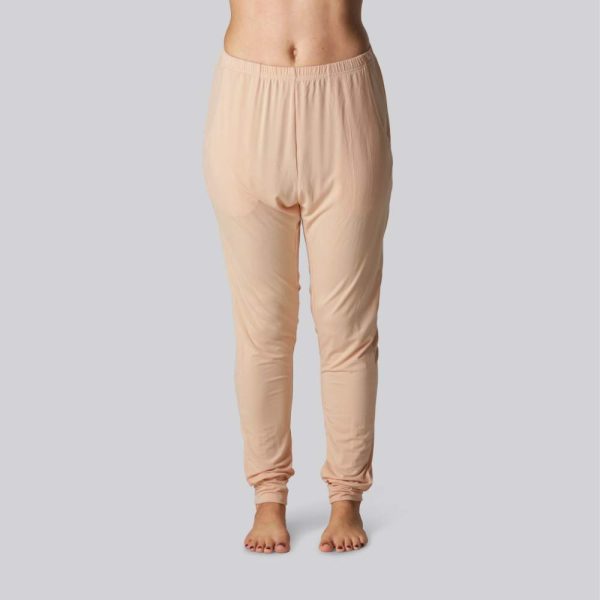 Bambus natbukser i lyserød til kvinder XL