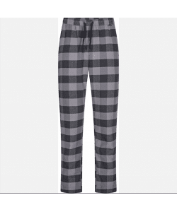 JBS pyjamasbukser i flannel i sort ternet nuancer til herre Sort XS