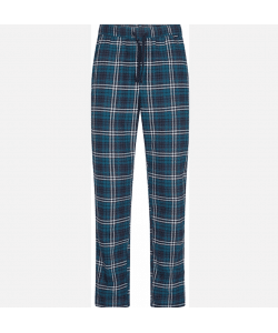 JBS pyjamasbukser i flannel med grønne ternet nuancer til herre M Grøn