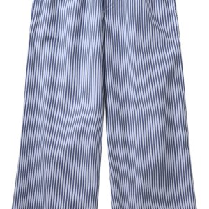H2O Bukser - Rønne Essential Pajamas - Blue/White Stripe