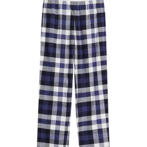 Tommy Hilfiger Natbukser - Flannel - Heritage Check Midi Blue In