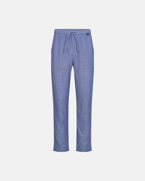 Pyjamasbukser "chambrey" | 100% bomuld | Blå