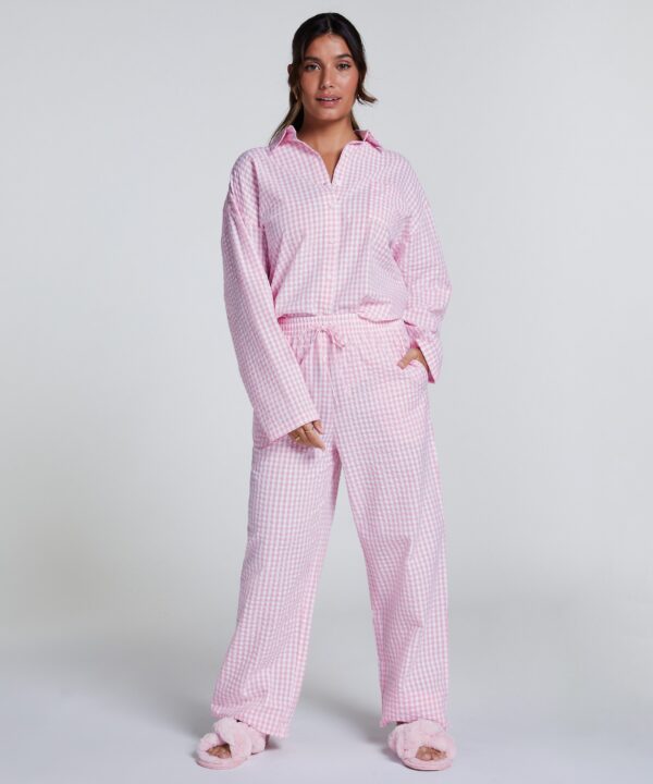 Pant Seersucker Check