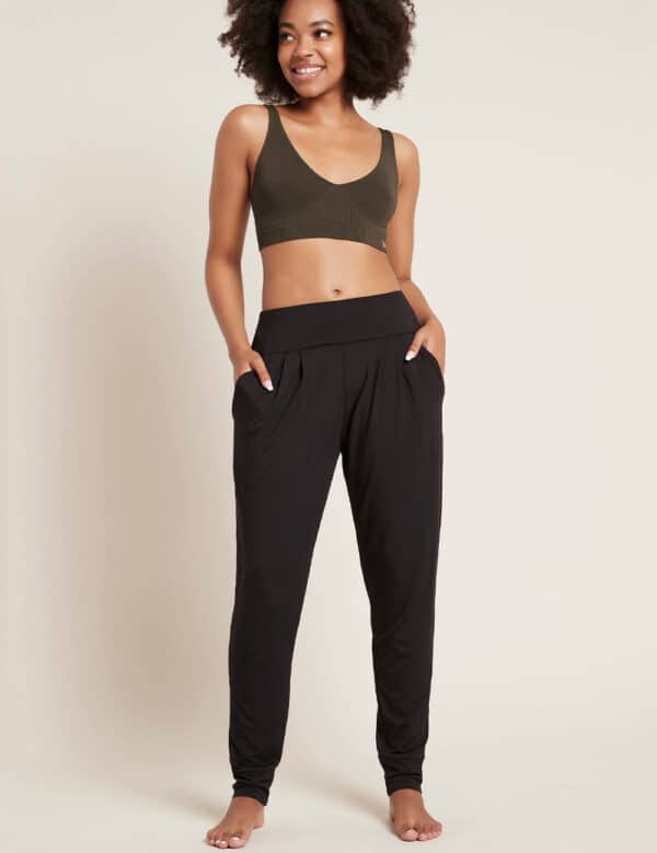 Bambus yogabukser | Sort | M