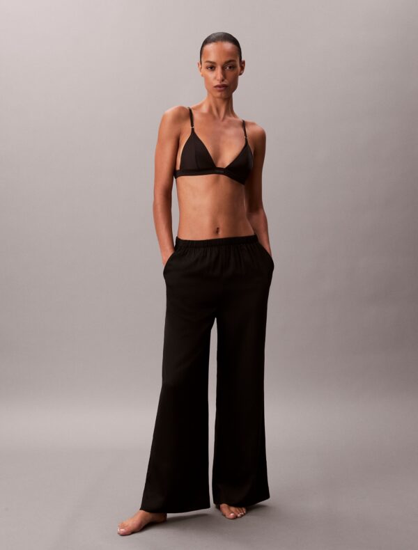 Sensual Satin Logo Pant