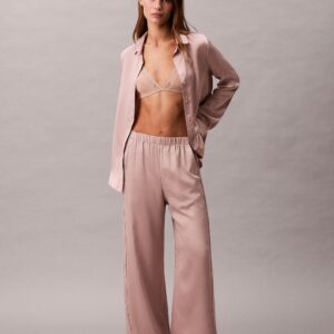 Sensual Satin Logo Pant