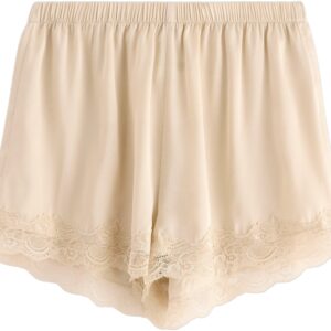 Soft Pyjama Shorts in Satin With la