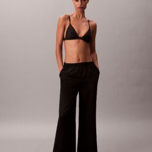 Sensual Satin Logo Pant