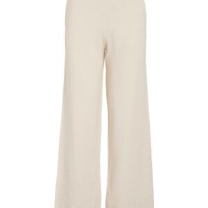 Vipolly Wide strikbukser - Super Light Natural Melange