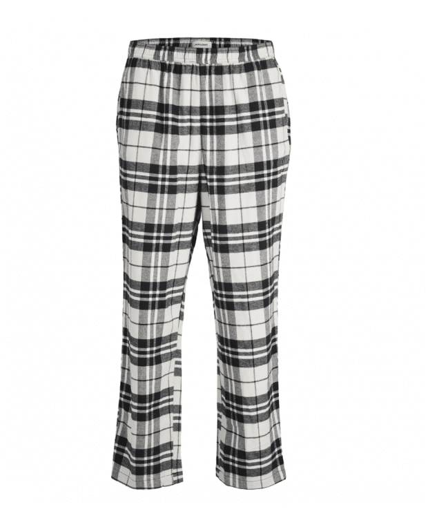 JACK & JONES Rimon vævede pyjamasbukser i hvid til herre